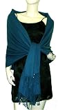 Apparel : Pashmina/Silk Wrap Moroccan Blue