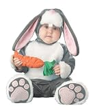 Lil Characters Infant Bunny Costume, Dark Grey/White/Pink, 18-24 Months