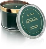 Archipelago Botanicals Holiday Candles - Holiday Greens Green Soy Candle in a Glass Jar