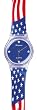 Medana Patriotic American Flag Watch # 2429A