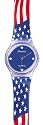 Medana Patriotic American Flag Watch # 2429A