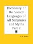 Dictionary of the Sacred Languages of All Scriptures and Myths, Part 1