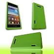 Handycop� Silikon Case Gr�n f�r LG P700 Optimus L7 - Tasche Silicon Schutz Schutzh�lle H�lle Sleeve GiftGr�n