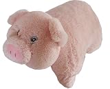 My Pillow Pets-Pinky Pig Pillow Pets 19'' Large Stuffed Plush Soft Animal By ZooPurrPets Free Red Color Evil bracelet (Good Luck Charm Bracelet)