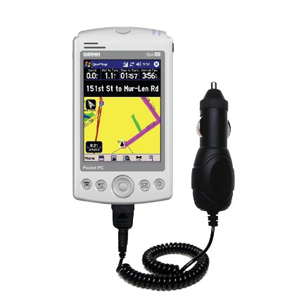 Rapid Car / Auto Charger for the Garmin iQue M3 - Gomadic Brand w/ TipExchange Technology