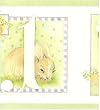 Pastel Lime Gingham Wallpaper Border
