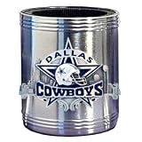 Dallas Cowboys Stainless Steel Beverage Can Cooler - NFL Football Fan Shop Sports Team Merchandise