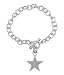 Sterling Silver Toddler Star Toggle Bracelet