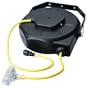 Coleman Cable 4820 Luma-Site Heavy-Duty Industrial Cord Reel, 50-Ft