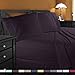 Clara Clark Bed Sheets, Premier 1800 Series 4 Piece Bed Sheet Set, Deep Pocket, Wrinkle, Fade, Stain Resistant, Luxury Soft Bedding Sheets & Pillowcases, Queen, Purple Eggplant