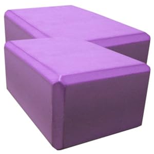 2 Pack 4 inches x 9 inches x 6 inches Purple Yoga Blocks – Saver Pack