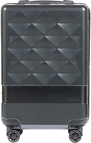 LOMS Luggage Carry On Spinner (Black)