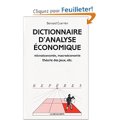 Dictionnaire d'analyse �conomique