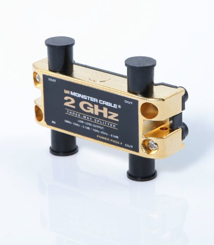 3 Way 2 GigaHertz RF Splitter 1 In 3 out