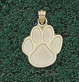 Anderson Jewelry Auburn Tigers Tiger Paw Gold Charm