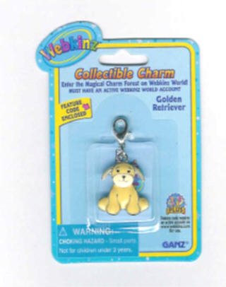 Webkinz Golden Retriever Charm