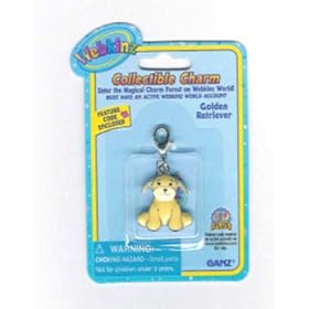 Webkinz Collectible Charm - GOLDEN RETRIEVER