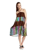 ADMAS Vestido Playero Jamaica (Chocolate)