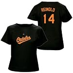 Nolan Reimold Baltimore Orioles Women's Player T-Shirt By Majestic