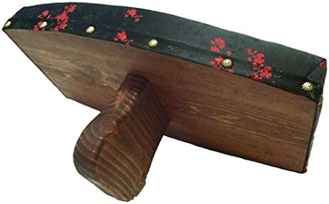 Ascendant Meditation Chair with Brocade Cushion (Black, Medium for Meditator Between 5'04" and 6'00 in Height)