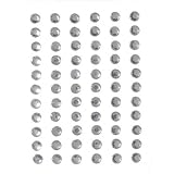 Stick-On Rhinestones Round Crystal (5mm)