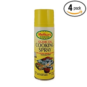 MOTHER'S Olive Oil Pan Coating , 6-Ounce Units (Pack of 4) by MOTHER'S