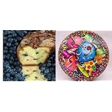 New England Blueberry 10" Coffee Cake Party Gift Tin by 