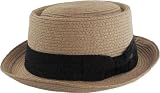 Scala Double Bow Porkpie Hat/Cap - More Colors