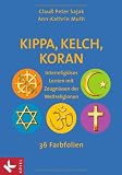 Produkt-Bild: Kippa, Kelch, Koran: Interreligi&ouml;ses Lernen mit Zeugnissen der Weltreligionen - 36 Farbfolien