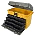 Plano Molding 858 21-Inch Tool Box with Drawers, Graphite Gray with Iron Yellow