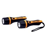 Dorcy 41-2505 3 LED Optic Flashlight Combo with Batteries, 2-Pack