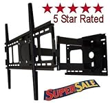 3-Way Articulating Full Motion Tilt Swivel Wall Mount for Sony XBR-46HX929 LED HDTV ~ Game Room Living Room Kitchen Weight Room Den Outside ~ Easy to Insall!!!
