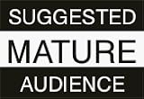 Suggested Mature Audience In-Store Use White Display Labels 3/4 x 1/2 - 1 Roll, 1000 Labels #MSLW34MA (Adults, Retail Stickers)