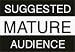 "suggested Mature Audience" In-store Use White Display Labels 3/4" X 1/2" - 1 Roll, 1000 Labels #mslw34ma (adults, Retail Stickers)