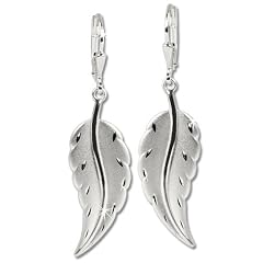 Silberdream Damen-Ohrh�nger Blatt 925 Sterling Silber SDO525