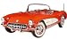 1957 CHEVROLET CORVETTE ONLY 1500 Produced WORLD WIDE HUGE 1/6 VENETIAN RED 283 CI FUEL INJECTED ENGINE MAKES A GREAT GIFT FOR THAT 1957 CORVETTE FAN MAKES A GREAT FATHERS DAY PRESENT