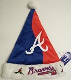 Atlanta Braves MLB Colorblock Plush Santa Hat