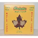 Christies Maple Farm Maple Sugar Candy - 16 Piece Box (4 Oz)