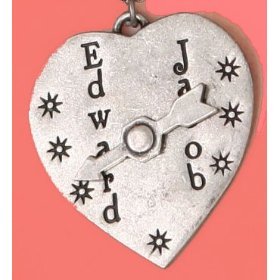 Official Twilight Movie - Edward / Jacob Spinner Heart Necklace