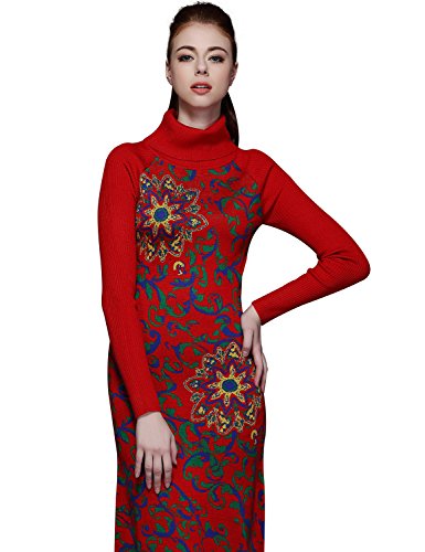 (マックスチック) Maxchic　ニットワンピース　ウール　ロング　D14034Y14M