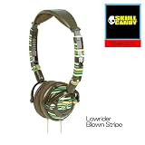Skullcandy Lowrider Stereo Headphones (Brown Stripe)　ブラウンストライプスカルキャンディーヘッドフォン　ローライダーの画像