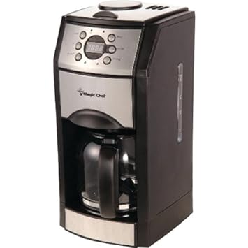 Magic Chef MCSCM10PGBST 10 C. Grind and Brew Coffee Maker Coffee