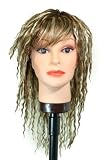 20 Mixed brown synthetic wig