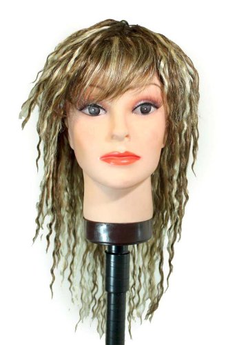 20 Mixed brown synthetic wig