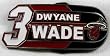 Dwyane Wade Miami Heat Player Belt Buckle, NBA Basketball Buckle