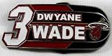 Dwyane Wade Miami Heat Player Belt Buckle, NBA Basketball Buckle