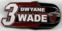 Dwyane Wade Miami Heat Player Belt Buckle, NBA Basketball Buckle