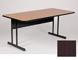 Correll Cs2448-20 High Pressure Top Computer Keyboard Height Work Station 26 Inch - Mahogany