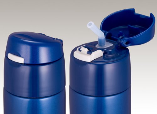 THERMOS ドラえもんランチ&ボトルセット 【Amazon.co.jp限定】 真空断熱ストローボトル FDR-550FD BL&フレッシュランチボックス DBR-280D LG