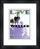 PAUL WELLER UK Tour 2008 - Custom Framed Original Ad